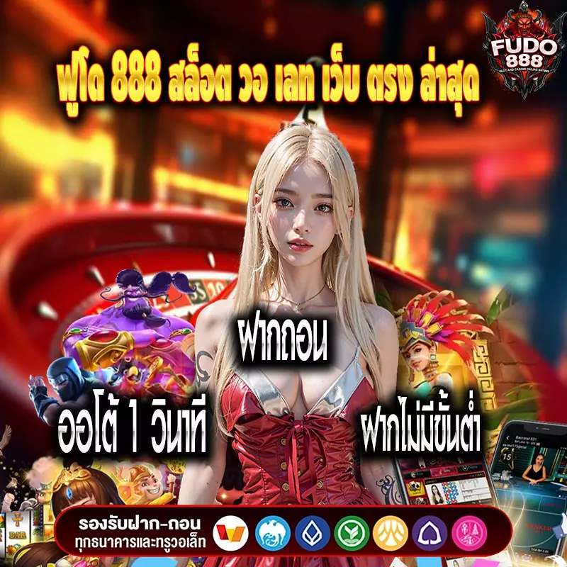 ฟูโด 888 สล็อต วอ เลท เว็บ ตรง ล่าสุด ฝากถอนออโต้ 1 วินาที